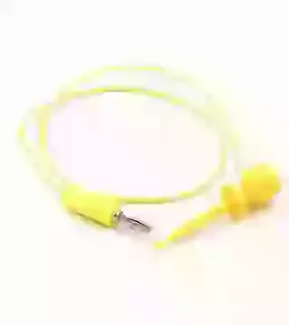 E-Z Hook BXR-18-4 Mini Hook to 4mm Banana Plug Yellow